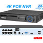 Caméra De Surveillance Extérieure 8 MP 4K PoE H.265