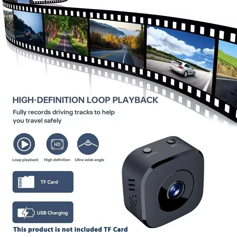 Mini Caméra WiFi De Sécurité 4K Avec Vision Nocturne